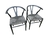 Silla Wishbone Full Black en internet
