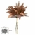 Buquê Mamona Ramalhete C/Fita X6 (Creme Outono) - 38Cm -