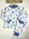 PIJAMA MOLETINHO FLANELADO DINOSSAURO - comprar online