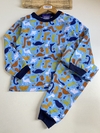 PIJAMA MOLETINHO FLANELADO DINOSSAURO - comprar online