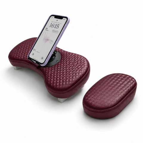 KIT Apoio de Mão com Suporte de Celular - S36 + Apoio de Cotovelo S10 — Compacto e Conforto