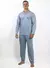Pijama longo adulto masculino/ Malha PV Premium/ Outono inverno