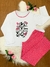 Pijama longo adulto feminino personagens/ Malha Suede Premium - loja online