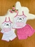 Kit "Mãe e Filha" Baby Doll básico estampa personagens com alças/ Malha PV Premium - loja online