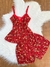 Pijama Babydoll em liganete detalhe renda busto/ Alças ajustáveis - comprar online
