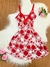 Camisola em liganete c/ detalhe em renda no busto/ Alças reguláveis - comprar online