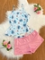 Babydoll adulto com alças malha Suede Premium estampado - loja online