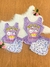 Kit "Mãe e Filha" pijama com blusa regata estampa personagens/ Fenda e lacinho no shorts/ Malha PV Premium - Maria Bonita Pijamas