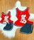 Kit "Mãe e Filha" pijama com blusa regata estampa personagens/ Fenda e lacinho no shorts/ Malha PV Premium - loja online