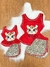 Imagem do Kit "Mãe e Filha" pijama com blusa regata estampa personagens/ Fenda e lacinho no shorts/ Malha PV Premium