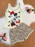 Pijama Baby Doll estampado regata adulto/ Malha PV Premium - Maria Bonita Pijamas