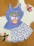 Pijama Baby Doll estampado regata adulto/ Malha PV Premium - loja online