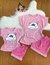 Kit "Mãe e Filha" Babydoll manga japonesa/ Malha PV Premium - loja online