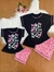 Kit "Mãe e Filha" Babydoll manga japonesa/ Malha PV Premium