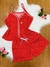 Imagem do Pijama Babydoll adulto alças e botões/ Abertura frontal/ Malha PV Premium