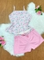 Babydoll adulto com alças malha Suede Premium estampado - comprar online