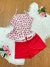 Babydoll adulto com alças malha Suede Premium estampado na internet