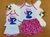 Kit "Mãe e Filha" Baby Doll básico estampa personagens com alças/ Malha PV Premium - comprar online