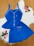 Pijama Babydoll adulto alças e botões/ Abertura frontal/ Malha PV Premium - loja online
