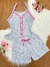 Pijama Babydoll adulto alças e botões/ Abertura frontal/ Malha PV Premium - comprar online