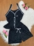 Pijama Babydoll adulto alças e botões/ Abertura frontal/ Malha PV Premium na internet