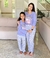 Kit "Mãe e Filha" Pijama longo personagens/ Malha PV Premium
