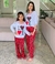 Kit "Mãe e Filha" Pijama longo personagens/ Malha PV Premium na internet