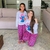 Kit "Mãe e Filha" Pijama longo personagens/ Malha PV Premium - comprar online