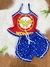 Pijama Baby Doll Sophya infantil com alças/ Fenda lateral no shorts/ Malha PV Premium