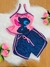 Pijama Baby Doll Sophya infantil com alças/ Fenda lateral no shorts/ Malha PV Premium - comprar online