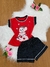 Pijama Baby Doll infantil manga japonesa/ Malha PV Premium