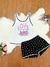 Pijama Baby Doll estampado regata adulto/ Malha PV Premium - comprar online