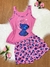 Imagem do Pijama Baby Doll estampado regata adulto/ Malha PV Premium