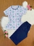 Pijama senhora pescador meia manga/ Malha PV Premium