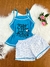 Baby Doll Algodão Estampado C/ Alça Adulto/ Malha Pv Premium - comprar online