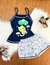 Baby Doll Algodão Estampado C/ Alça Adulto/ Malha Pv Premium na internet