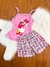 Baby Doll Algodão Estampado C/ Alça Adulto/ Malha Pv Premium