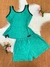 Pijama BabyDoll em malha liganete regata