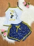 Pijama Baby Doll Sophya adulto com alças/ Fenda lateral no shorts/ Malha PV Premium - Maria Bonita Pijamas
