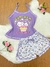 Pijama Baby Doll Sophya adulto com alças/ Fenda lateral no shorts/ Malha PV Premium - Maria Bonita Pijamas