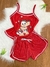 Pijama Baby Doll Sophya adulto com alças/ Fenda lateral no shorts/ Malha PV Premium - loja online