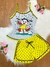 Pijama Baby Doll Sophya infantil com alças/ Fenda lateral no shorts/ Malha PV Premium na internet