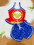 Imagem do Pijama Baby Doll Sophya infantil com alças/ Fenda lateral no shorts/ Malha PV Premium