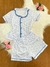 Pijama americano curto adulto feminino com botões/ Malha PV Premium na internet