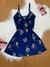 Camisola em liganete c/ detalhe em renda no busto/ Alças reguláveis - Maria Bonita Pijamas