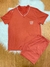 Pijama masculino verão adulto camiseta/ Malha PV Premium