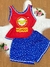 Imagem do Pijama Baby Doll estampado regata adulto/ Malha PV Premium
