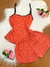 Pijama feminino Babydoll em liganete/ Alça ajustável - Maria Bonita Pijamas