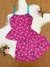 Pijama feminino Babydoll em liganete/ Alça ajustável