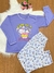 Pijama longo adulto feminino personagens/ Malha PV Premium - loja online